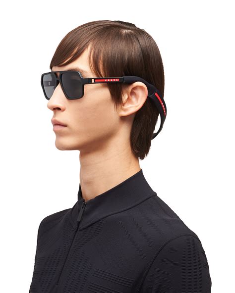 prada eyewear cord|Black Linea Rossa eyewear cord .